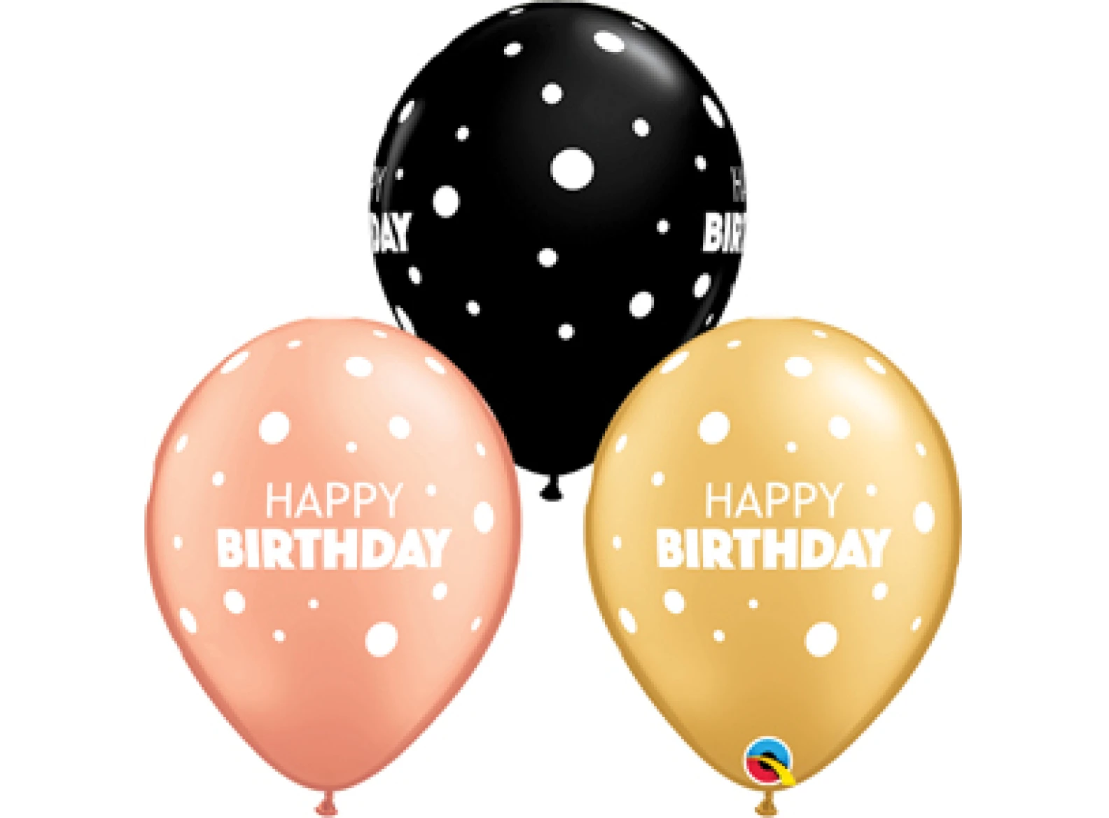 3 Happy Birthday Balloons - image №1