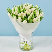 50 White Tulips - image №2