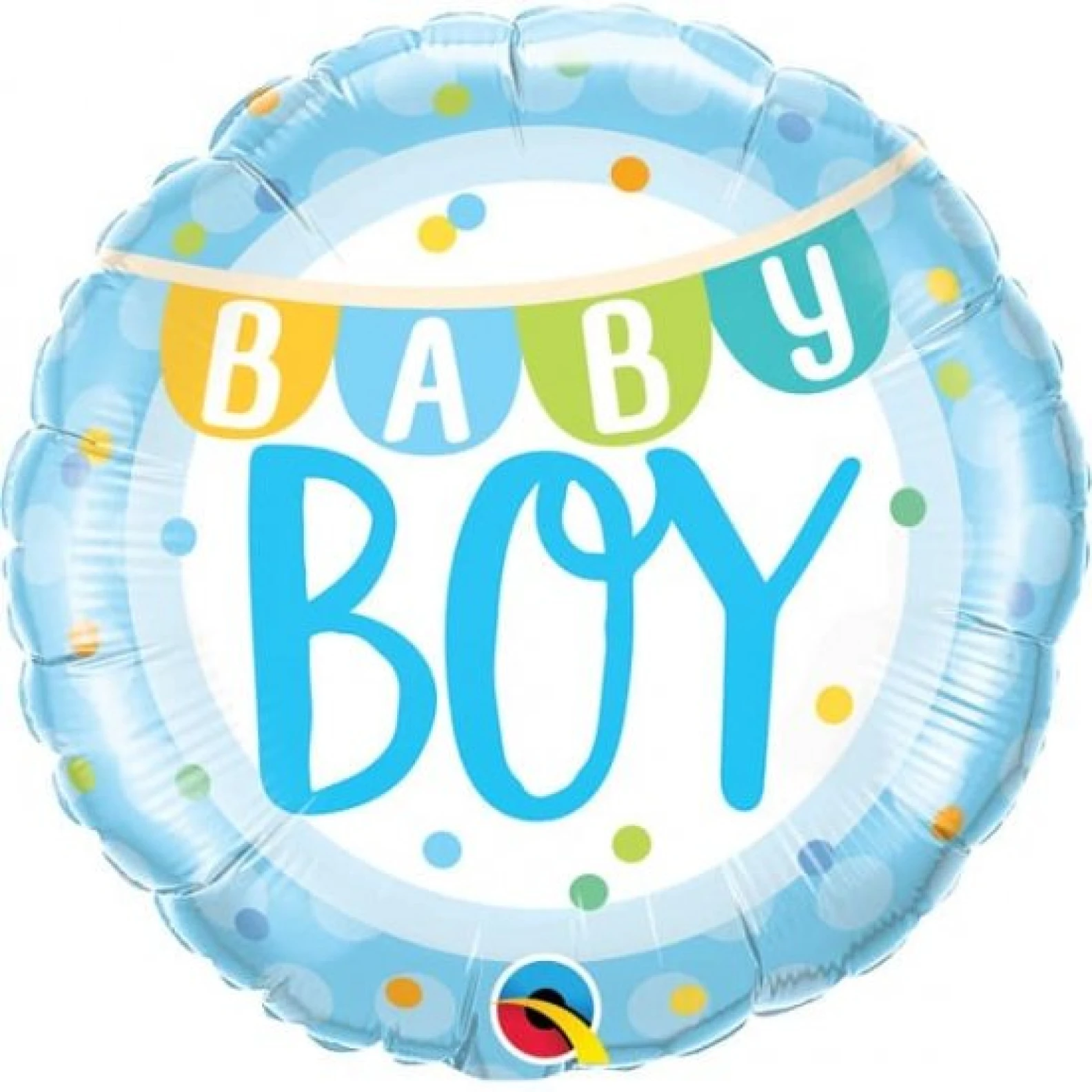 Baby Boy Colourful Foil Balloon - image №1