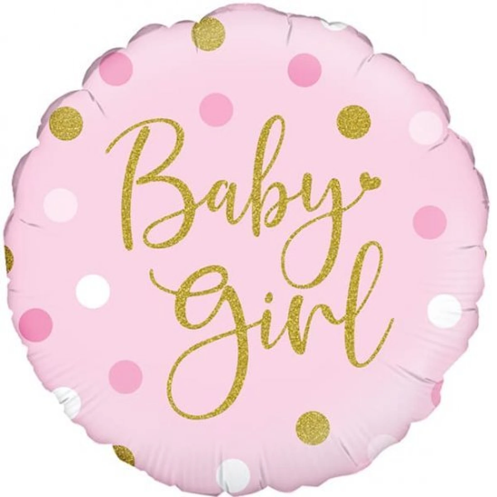 Baby Girl Pink Foil Balloon - image №1