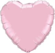 Pearl Pink Heart Foil Balloon - image №1