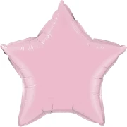 Pearl Pink Star Foil Balloon - image №1