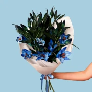 5 Blue Lilies - image №2