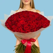 150 Red Roses - image №1