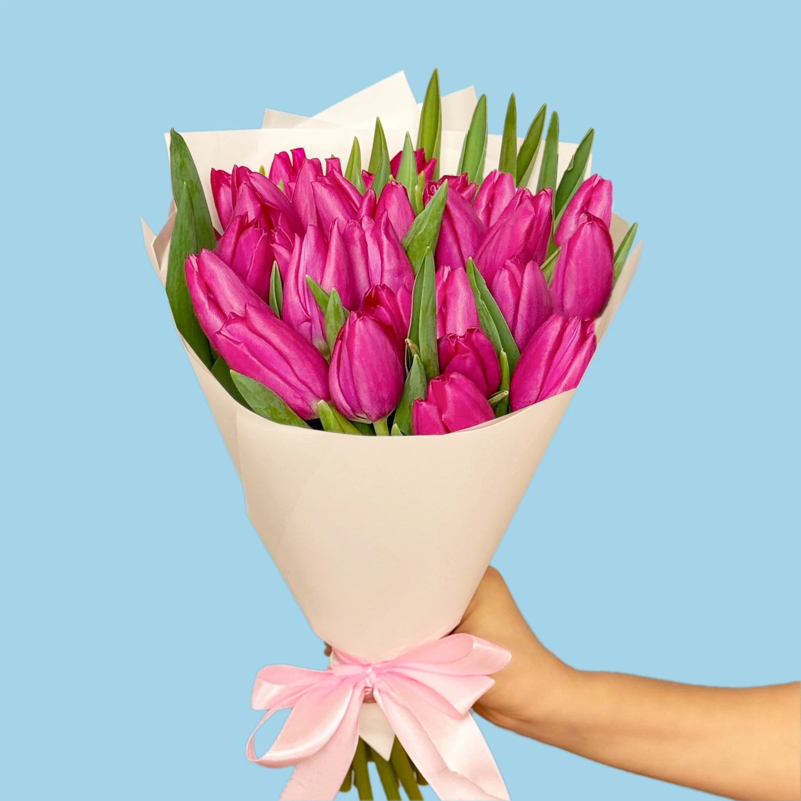 20 Pink Tulips - image №2