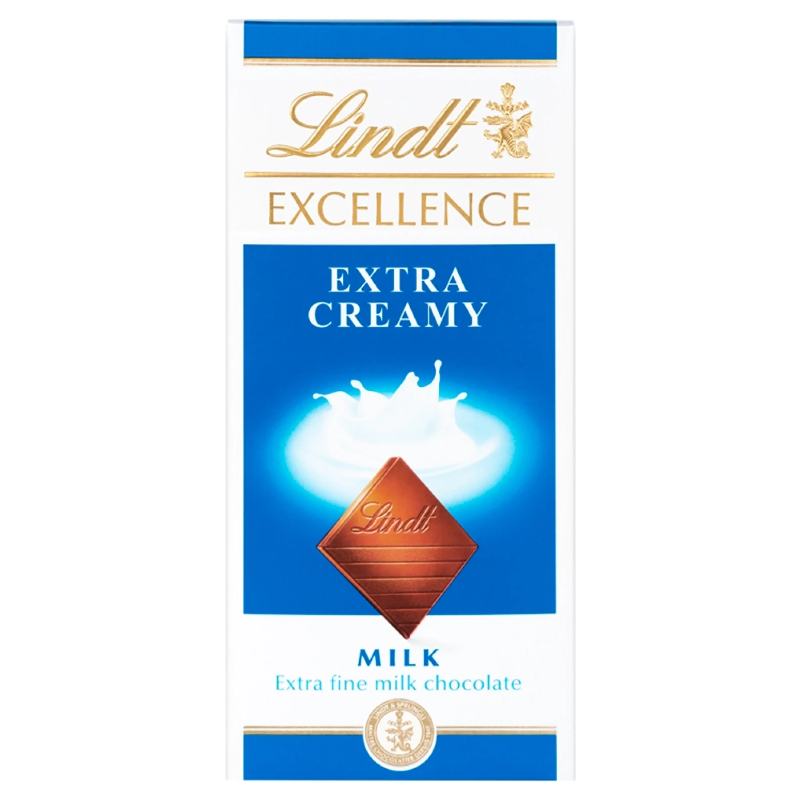 Lindt Excellence Milk Extra Creamy Chocolate Bar - image №1