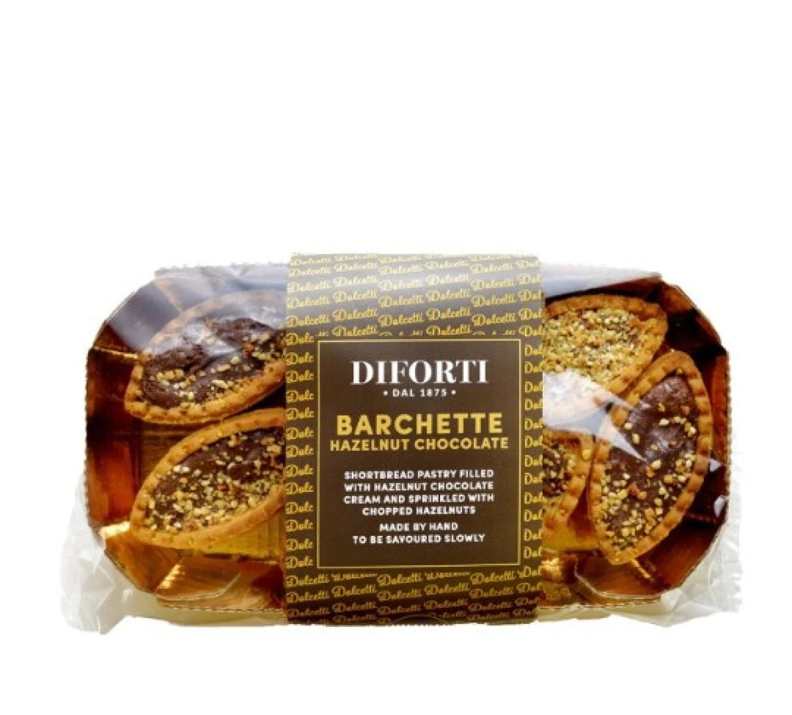 Diforti - Barchette Hazelnut Chocolate 150gr - image №1