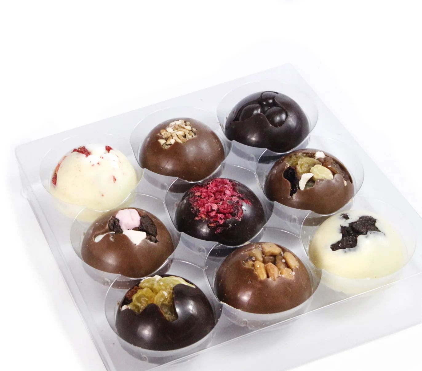 9 Chocolate Domes Box 160g - image №2