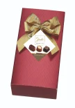 Hamlet Belgian Chocolate with bow red 250gr - image №1