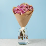 10 Premium Purple Roses - image №2