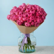 20 Peony Pink Roses - image №2